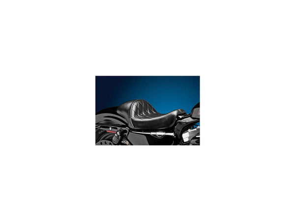 Le Pera Stubs Cafe Diamond Stitch Seat Black Vinyl