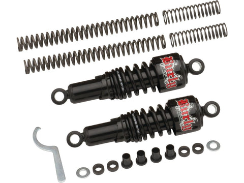 Burly Slammer Lowering Kit Black Front and Rear for '04 and up Sportster