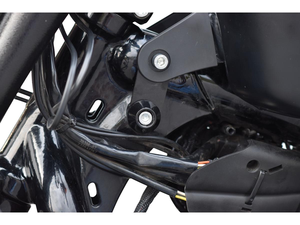 Flywheel Design 2" Tank Lift Kit for Sportster Models Black Powder Coated