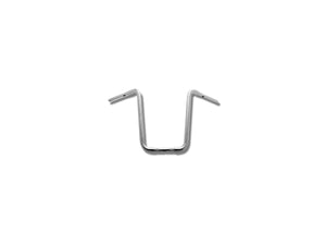 17 Standard Ape Hanger Handlebar Non-Dimpled 3-Hole Chrome 1 1/4" Throttle By Wire Throttle Cables