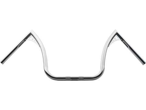 15 Bonanza II Wide Handlebar Dimpled 3-Hole Chrome 1" Throttle Cables