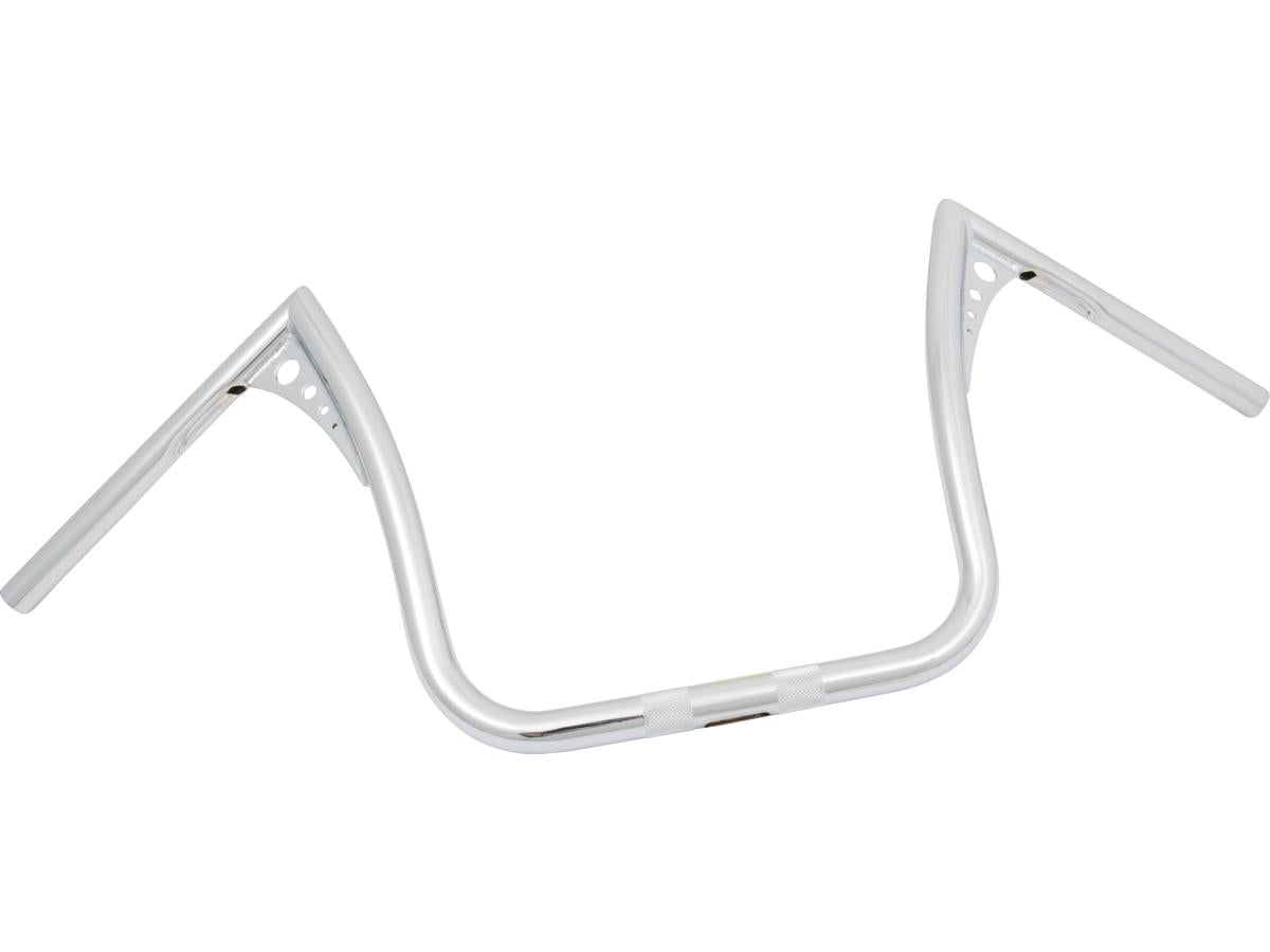 13 Bonanza II Wide Handlebar Dimpled 3-Hole Chrome 1" Throttle Cables