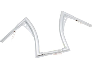 14 Bonanza Fat Handlebar Non-Dimpled 3-Hole Chrome 1 1/4" Throttle By Wire Throttle Cables