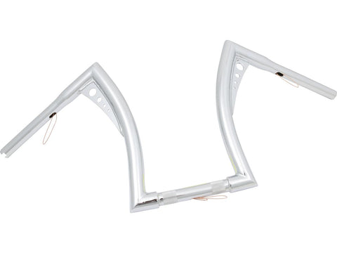 14 Bonanza Fat Handlebar Non-Dimpled 3-Hole Chrome 1 1/4" Throttle By Wire Throttle Cables