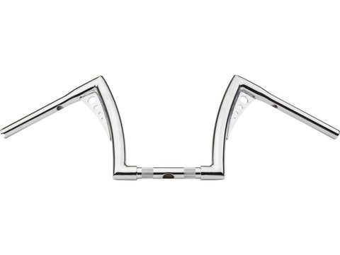 12 Bonanza Fat Handlebar Non-Dimpled 3-Hole Chrome 1 1/4" Throttle By Wire Throttle Cables