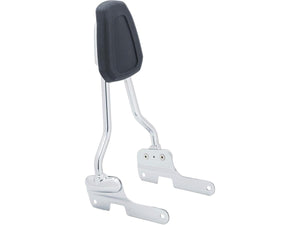 Simple Passenger Backrest For 04+ Sportster Chrome