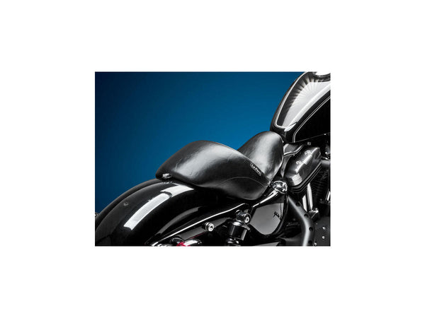 Le Pera Aviator Up Front Smooth Seat Black Vinyl