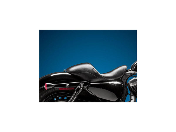 Le Pera Aviator Up Front Smooth Seat Black Vinyl