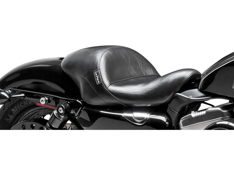 Le Pera Aviator Up Front Smooth Seat Black Vinyl