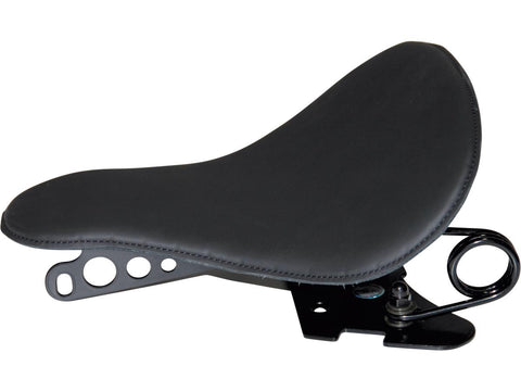 Cult-Werk Bobber Leather Smooth Solo Seat Black Leather