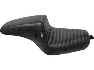 Le Pera Kickflip Seat Pleated Stitch Black Vinyl