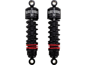 Burly Slammer Plus Shocks Black 11.5" for '88-'03 Sportster