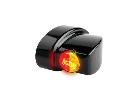 HeinzBikes NANO Series Winglets 3in1 LED Turn Signals/Taillight/Brake Light Black Smoke LED