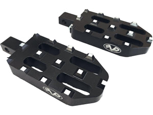 V-Performance Pilot Twin Foot Peg Set Black Cut Anodized for '25 Indian Scout