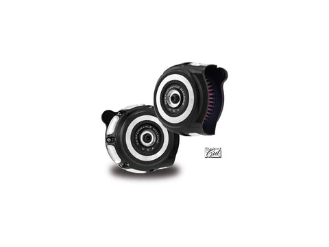 Performance Machine Vintage Air Cleaner Contrast Cut for '91-'20 Sportster, (except '08-'10 XR1200, '10-'13 XR1200X)