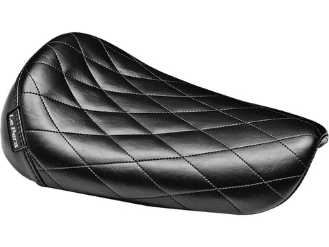 Le Pera Bare Bones Solo Seat Diamond Stitch Black Vinyl