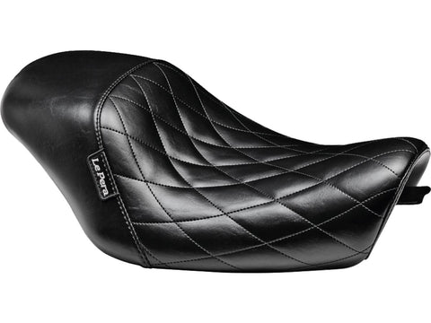 Le Pera Bare Bones Solo Seat Diamond Stitch Black Vinyl