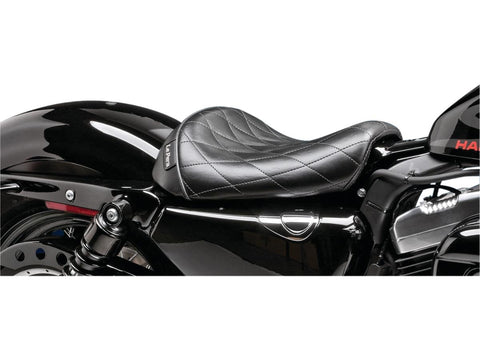 Le Pera Bare Bones Solo Seat Diamond Stitch Black Vinyl