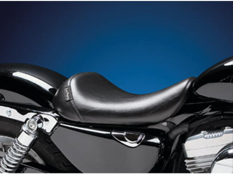 Le Pera Bare Bones Gel Solo Seat Smooth Black Vinyl