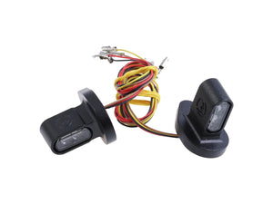 Cult-Werk Shorty Rear Turn Signal/Taillight/Brake Light with Bracket Set for Indian Scout Black Smoke LED for '19-'24 Scout Bobber, '21-'24 Scout Bobber Twenty, '23-'25 Scout Bobber Sixty