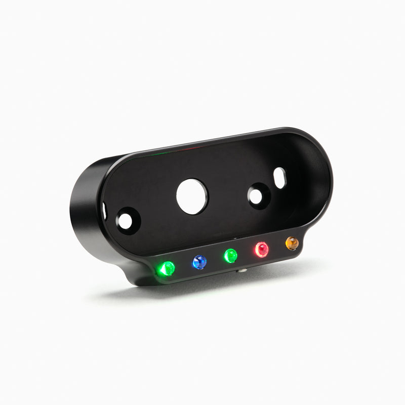 motogadget motoscope mini combi frame with indicator lights (black)