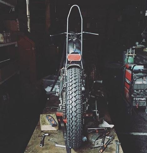 Prism Supply Co Box Chopper Tail Light (Polished finish)