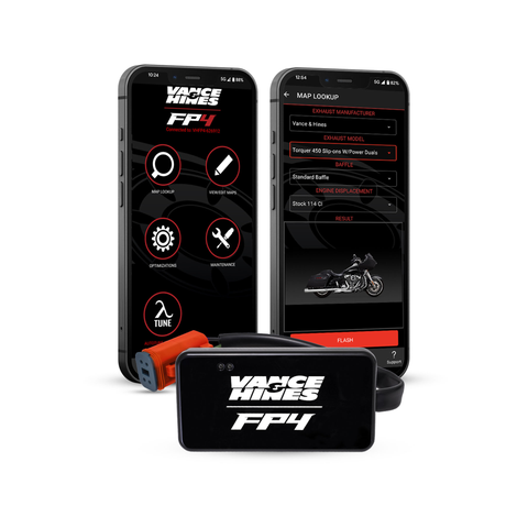 Vance & Hines FP4 2007-2013 Sportster Touring, Softail, Dyna and Street (66047)