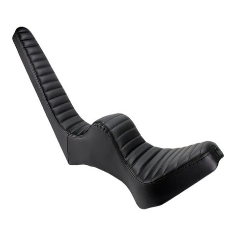 TC Bros King & Queen Hardtail Seat Pleated Black