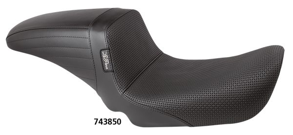 Le Pera Kickflip Solo With Basket Weave Stitching For 2006-2017 Dyna