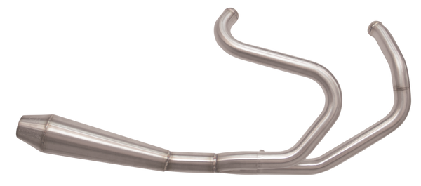 Two Brothers Racing Gen-II 2-Into-1 Exhaust Systems XL Sportster 1986-2003, Raw Finish