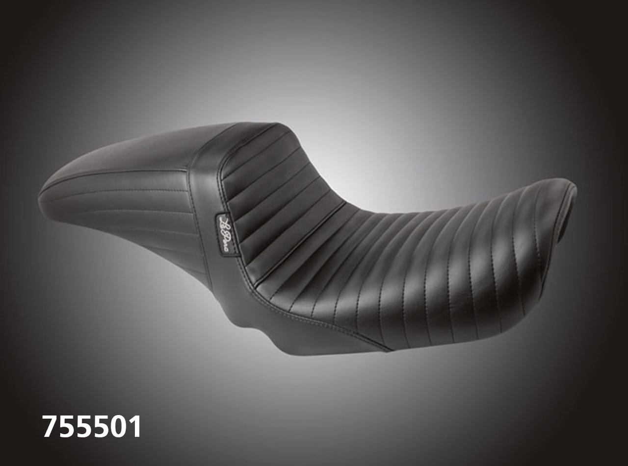 Le Pera Kickflip Solo With Pleated Stitching For 2004-2005 Fxd Dyna (Except Wide Glide)