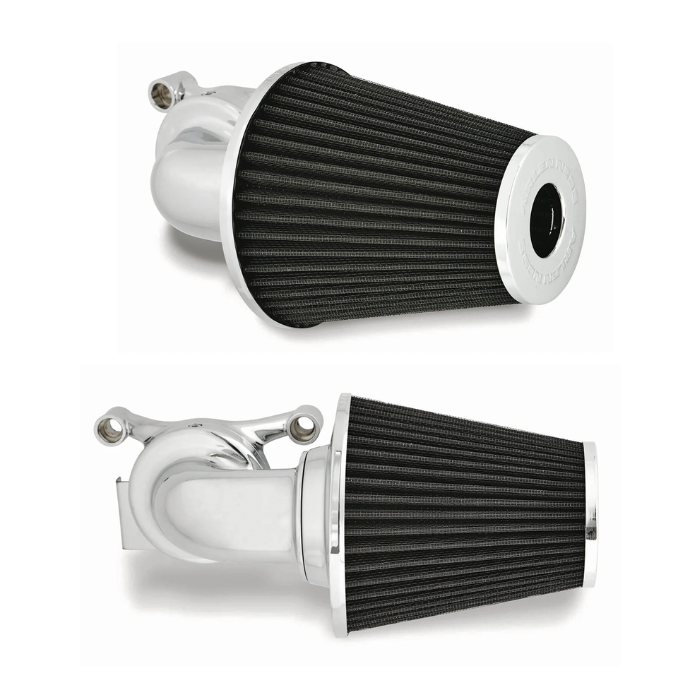 Arlen Ness Monster Sucker Air Cleaner for '88 and up Sportster, no cover, chrome