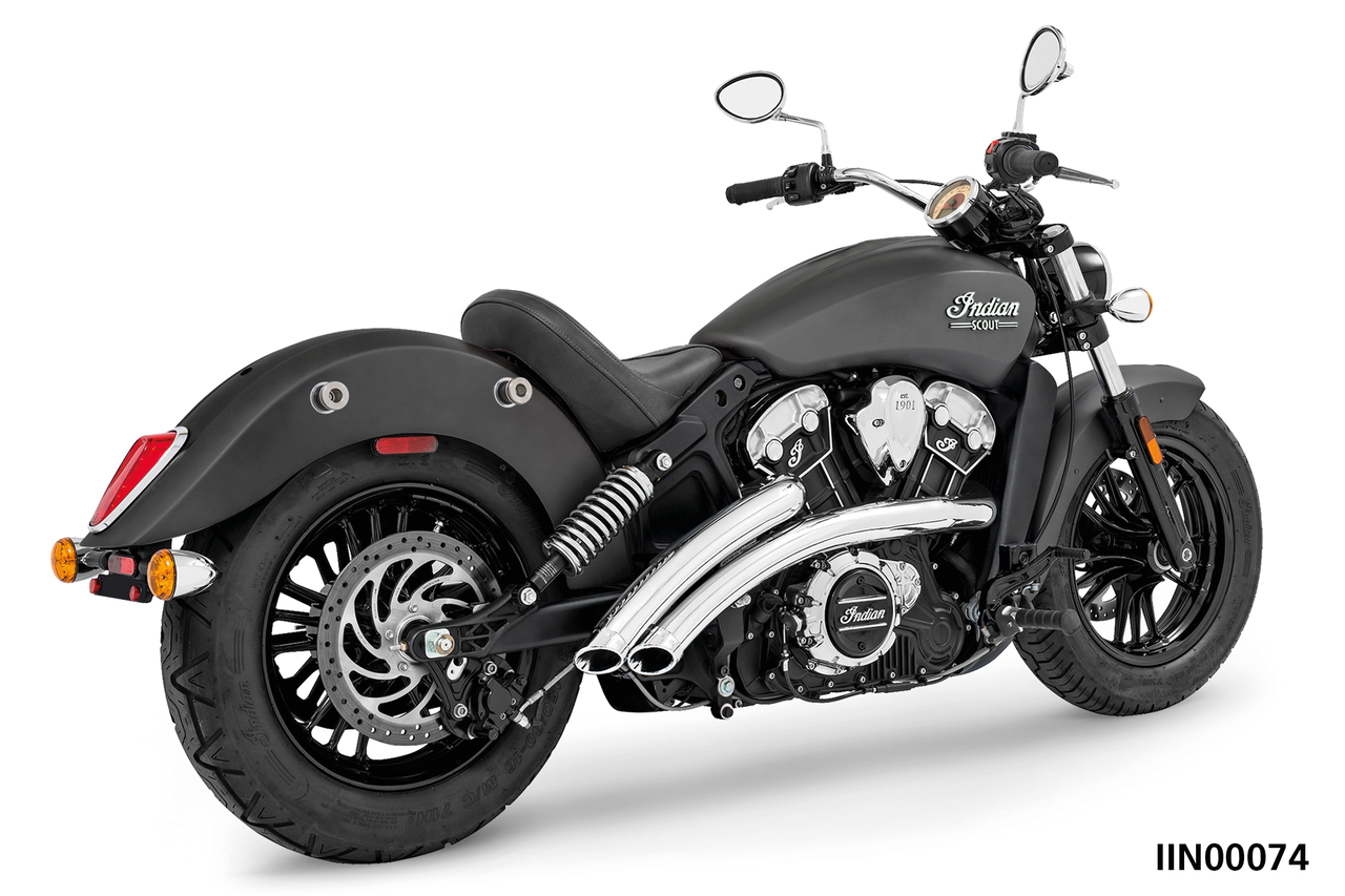 Radical Radius For Indian Scout Fits All Indian Scout 2015-2024, All Chrome With Slash Cut Tips