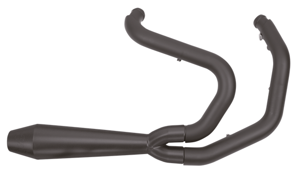 Two Brothers Racing Gen-II 2-Into-1 Exhaust Systems XL Sportster 2014-2022, Ceramic Black Coated