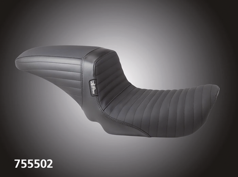 Le Pera Kickflip Solo Gripp Tape Material With Pleated Stitching For 2004-2005 Fxd Dyna (Except Wide Glide)