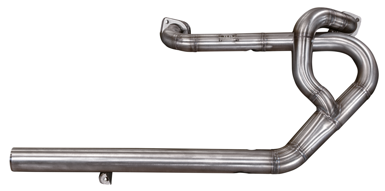 Mad Stainless Steel Exhaust Pipes Mad Eleanor 2-Into-1 For 1986 To Present Sportster