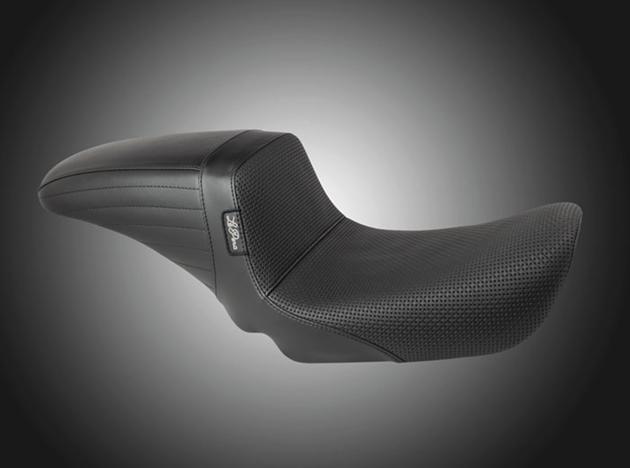 Le Pera Kickflip Solo With Basket Weave Stitching For 2006-2017 Dyna
