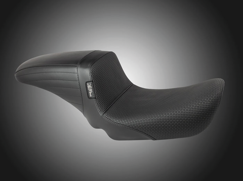 Le Pera Kickflip Solo With Basket Weave Stitching For 2006-2017 Dyna