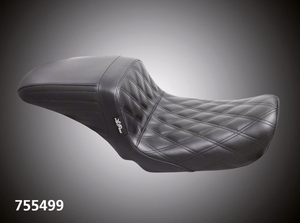 Le Pera Kickflip Solo With Double Diamond Stitching For 2006-2017 Dyna