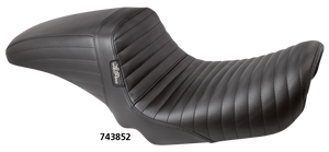 Le Pera Kickflip Solo With Pleated Stitching For 2006-2017 Dyna