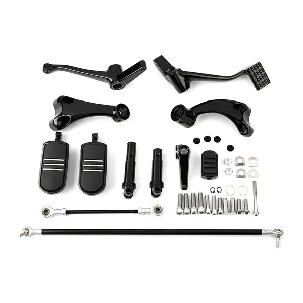 H&C Harley Davidson Sportster Forward Controls 04-13 Black
