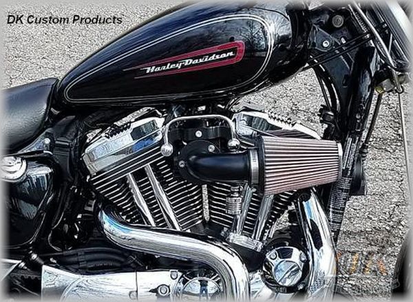 DK Custom Outlaw HiFlow 636v Air Cleaner Sportster Complete System