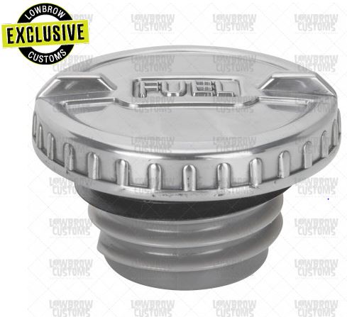 Lowbrow Customs Competition Gas Cap for Harley-Davidson 1996 & later - Polished