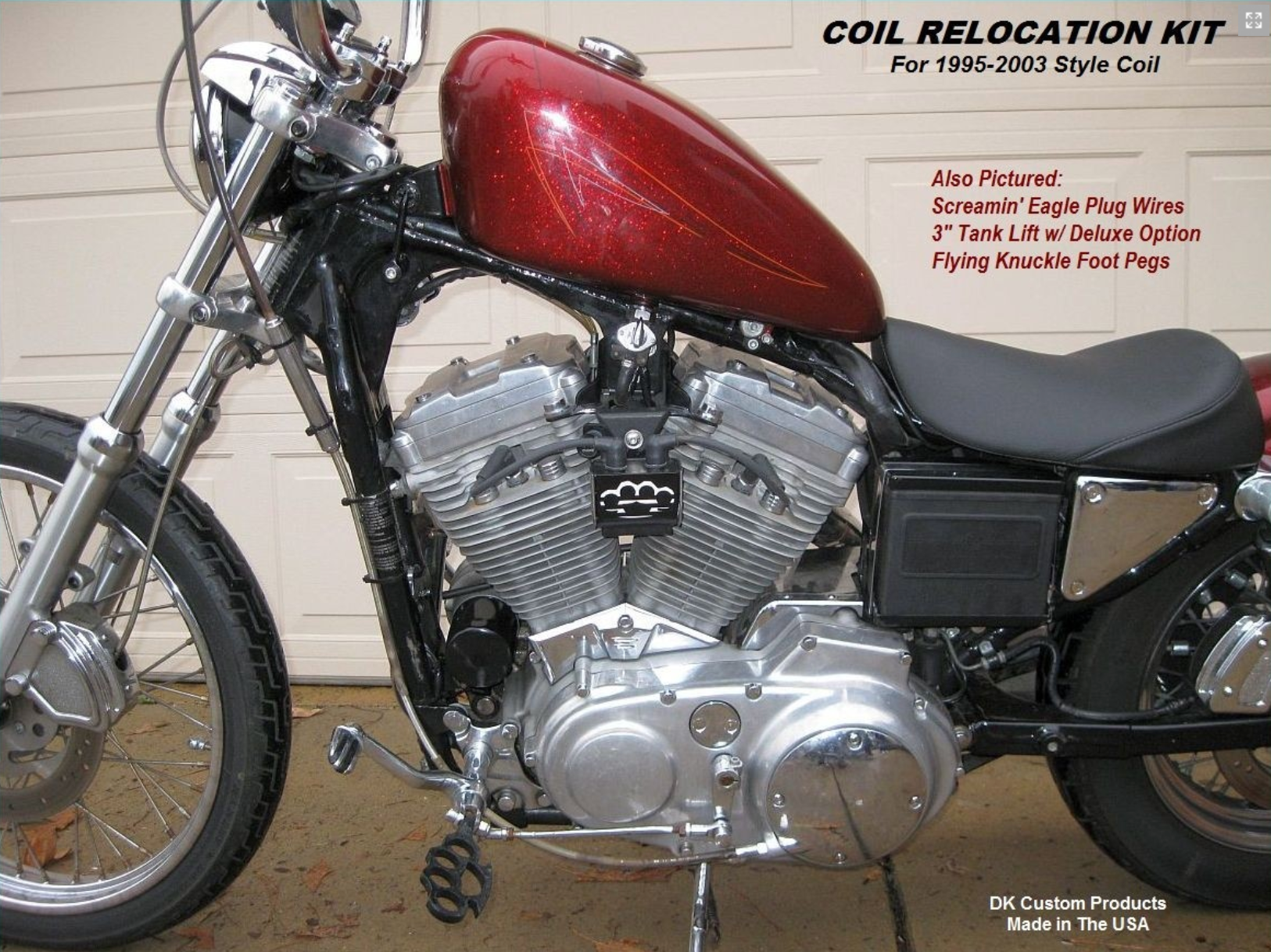 Sportster Coil Relocation Kit 1995-2003